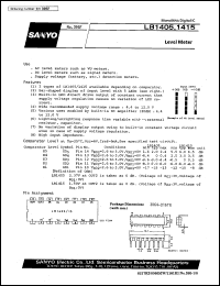 LB1415 datasheet: Level meter LB1415