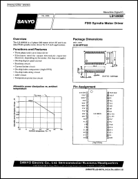 LB1890M datasheet: FDD sprindle motor driver LB1890M