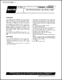 LC66562A datasheet: 4-bit microcontroller with built-in ROM LC66562A