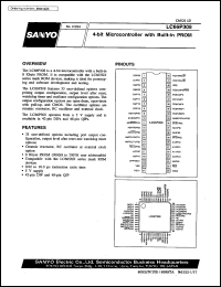 LC66P308 datasheet: 4-bit microcomputer with PROM LC66P308