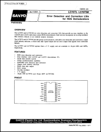 LC7073 datasheet: Error  detection and correction LSis for RDS demodulator LC7073