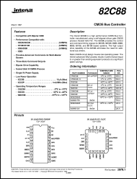 82C88 datasheet: CMOS Bus Controller 82C88