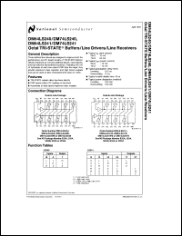 DM54LS240J/883 datasheet: Octal TRI-STATE Buffer/Line Driver/Line Receiver (Inverting) DM54LS240J/883