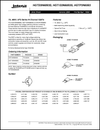 HGT1S3N60B3S datasheet: 7A, 600V, UFS Series N-Channel IGBTs HGT1S3N60B3S