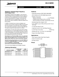 HS-2100RH datasheet: Radiation Hardened High Frequency Half Bridge Driver HS-2100RH