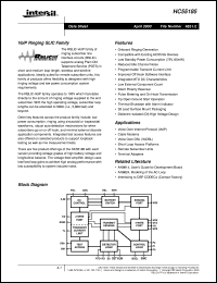 HC55185 datasheet: VoIP Ringing SLIC Family HC55185