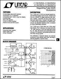 LT1527A datasheet: Regulating Pulse Width Modulators LT1527A