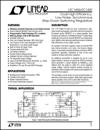 LTC1439 datasheet: Dual High Efficiency,  Low Noise, Synchronous  Step-Down Switching Regulators LTC1439