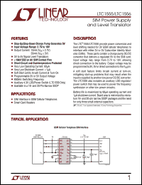 LTC1556 datasheet: SIM Power Supply and Level Translator LTC1556