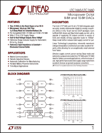 LTC1660 datasheet: Micropower Octal  8-Bit and 10-Bit DACs LTC1660