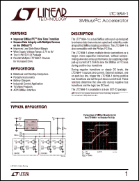 LTC1694-1 datasheet: SMBus/I²C Accelerator LTC1694-1