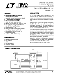 LTC1755 datasheet: Smart Card Interface LTC1755