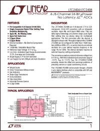 LTC2404 datasheet: 8-Channel 24-Bit Power No Latency Delta-Sigma ADC LTC2404