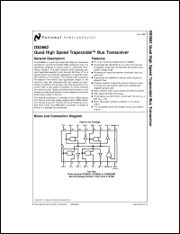 DS3662N datasheet: Quad High Speed Trapezoidal Bus Transceiver DS3662N