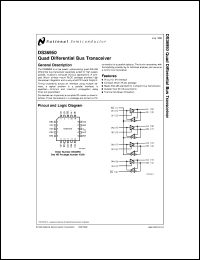 DS36950V datasheet: Quad Differential Bus Transceiver DS36950V