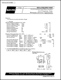 2SA1703 datasheet: PNP epitaxial planar silicon transistor, low-frequency amp, electronic governor application 2SA1703