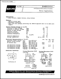 2SB1214 datasheet: PNP epitaxial planar silicon transistor, driver application 2SB1214