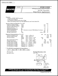 2SB1396 datasheet: PNP epitaxial planar silicon transistor, DC-DC convertor, motor driver application 2SB1396