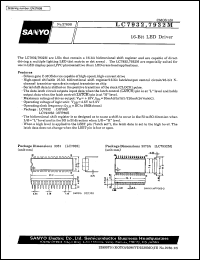 LC7932 datasheet: 16-bit LED driver LC7932
