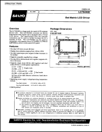 LC79430D datasheet: Dot-matrix LCD driver LC79430D