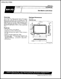 LC79431D datasheet: Dot-matrix LCD driver LC79431D