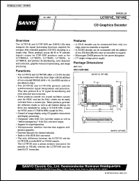 LC7871NE datasheet: CD graphic decoder LC7871NE