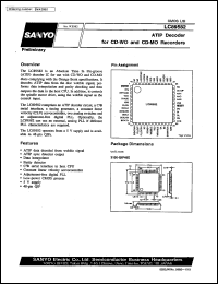 LC89582 datasheet: ATIP decoder for CD-WO and CD-MO recoder LC89582