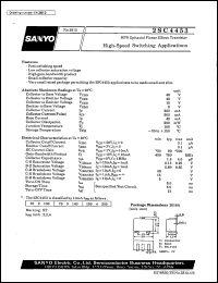 2SC4453 datasheet: NPN epitaxial planar silicon transistor, high-speed switching application 2SC4453