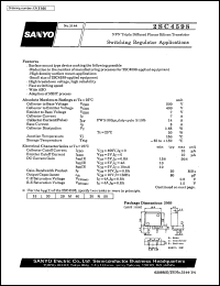2SC4598 datasheet: NPN triple diffused planar silicon transistor, switching regulator application 2SC4598
