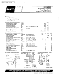 2SK2199 datasheet: N-channel MOS silicon FET, very high-speed switching application 2SK2199