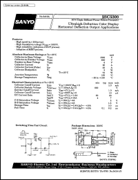 2SC5300 datasheet: NPN triple diffused planar silicon transistor, ultrahigh-definition color display horizontal deflection output application 2SC5300