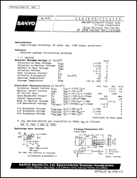 2SC4159 datasheet: NPN epitaxial planar silicon transistor, high-voltage switching, AF 100W driver application 2SC4159