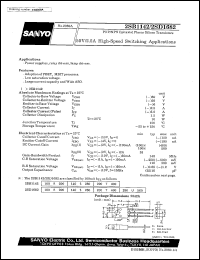 2SB1142 datasheet: PNP epitaxial planar silicon transistor, 50V/2,5A high-speed switching application 2SB1142