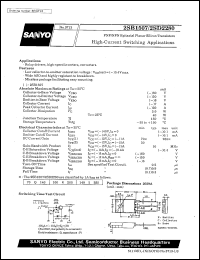 2SB1507 datasheet: PNP epitaxial planar silicon transistor, high-current switching application 2SB1507