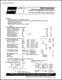 2SB775 datasheet: PNP epitaxial planar silicon transistor, 85V/6A, AF 35W output application 2SB775