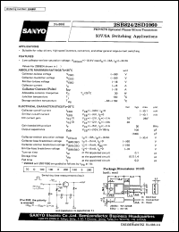 2SD1060 datasheet: NPN planar silicon transistor, 50V/5A, switching application 2SD1060