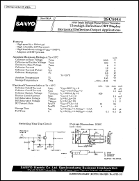 2SC5044 datasheet: NPN triple diffused planar silicon transistor, very high-drfinition CTR display horizontal deflection output application 2SC5044