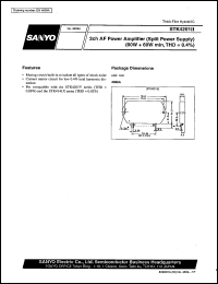STK4201II datasheet: 2-channel(60W+60W) AF power amplifier (split power supply) STK4201II