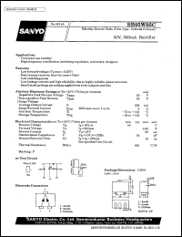 SB05W05C datasheet: Schottky barrier diode 50V/500mA rectifier SB05W05C