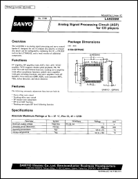 LA9220M datasheet: Analog signal processing circuit (ASP) for CD player LA9220M