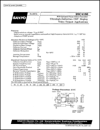 2SC4188 datasheet: NPN epitaxial planar silicon transistor, ultrahigh-definition CTR display video output application 2SC4188