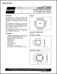 LA9201M datasheet: Analog signal processor for compact disc player LA9201M