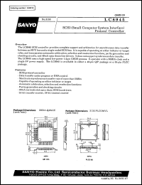 LC8945 datasheet: SCSI protocol controller LC8945