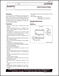 LC73701M datasheet: Serial interface dialler LC73701M