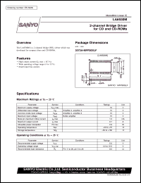 LA6530M datasheet: 2-channel bridge driver for CD-ROM LA6530M