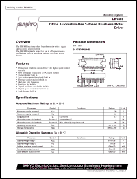 LB1820 datasheet: 3-phase brushless motor driver LB1820