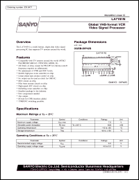 LA7191N datasheet: Global VHS-format VCR video signal processor LA7191N