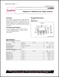 LA5620 datasheet: Regulator for multiple power supply system LA5620
