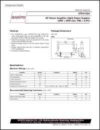 STK4152II datasheet: AF power amplifier (30W + 30W) STK4152II