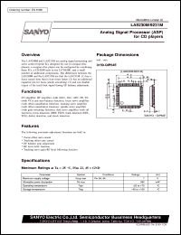 LA9230M datasheet: Analog signal processor (ASP) for CD player LA9230M